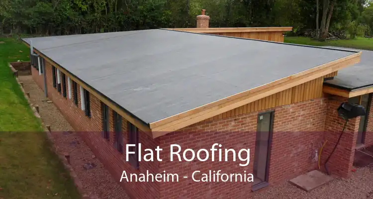 Flat Roofing Anaheim - California